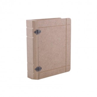 Caja DM Cadence Libro - Cajas Libro madera decorativas - Badabadoc Art
