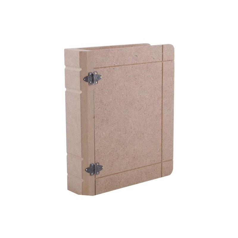 Caja DM Cadence Libro - Cajas Libro madera decorativas - Badabadoc Art