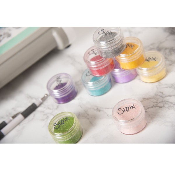 Sizzix Making Essential Opaque Embossing Powder - 12g - Taille Unique - Feuilles Luxuriantes