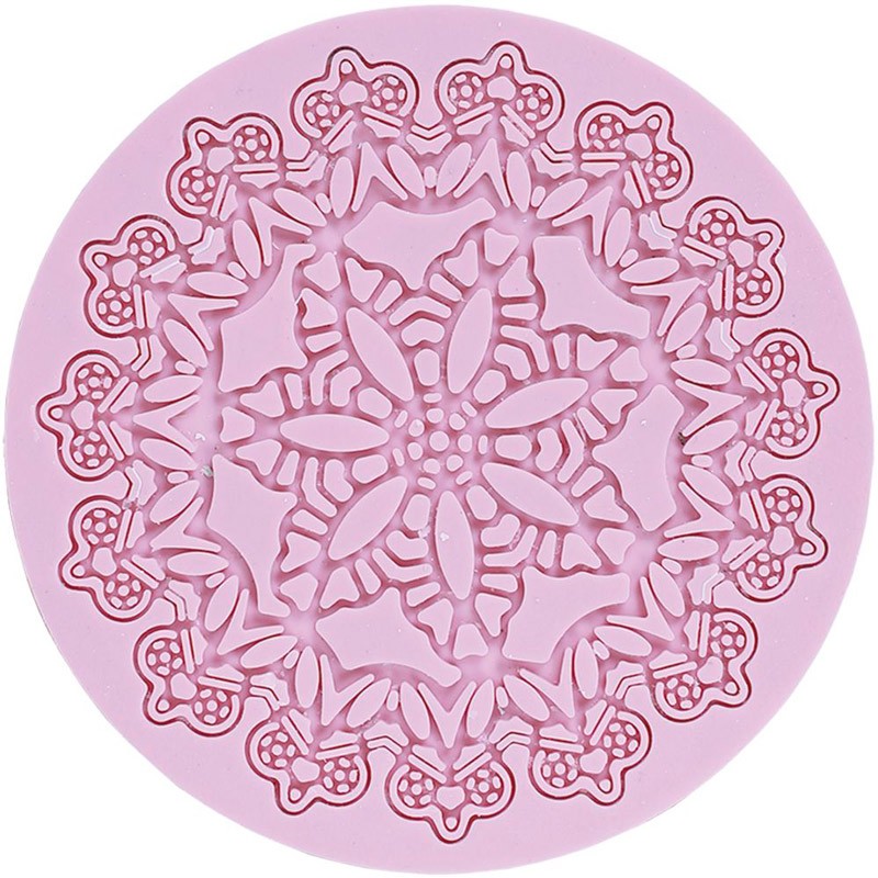 Molde de Silicona para Manualidades Rosetón 9,5cm - Badabadoc Art