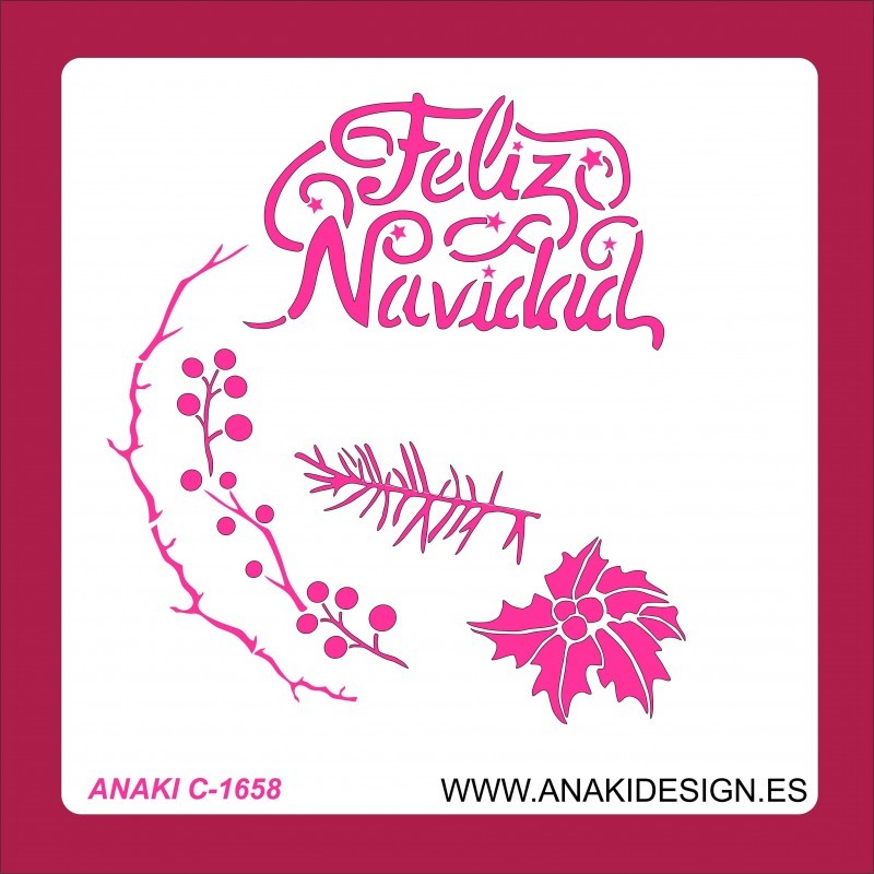 stencil-corona-navidad-3d-anaki-design-20x30