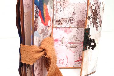 Álbum scrap tipo monedero