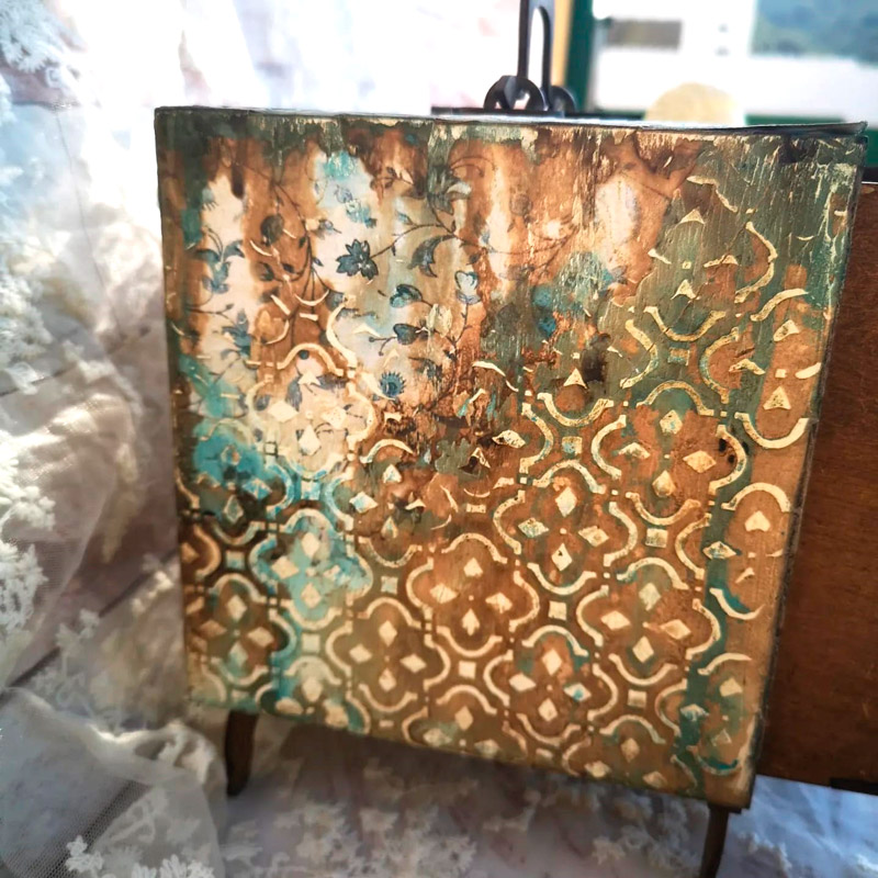 Taller de manualidades con stencil