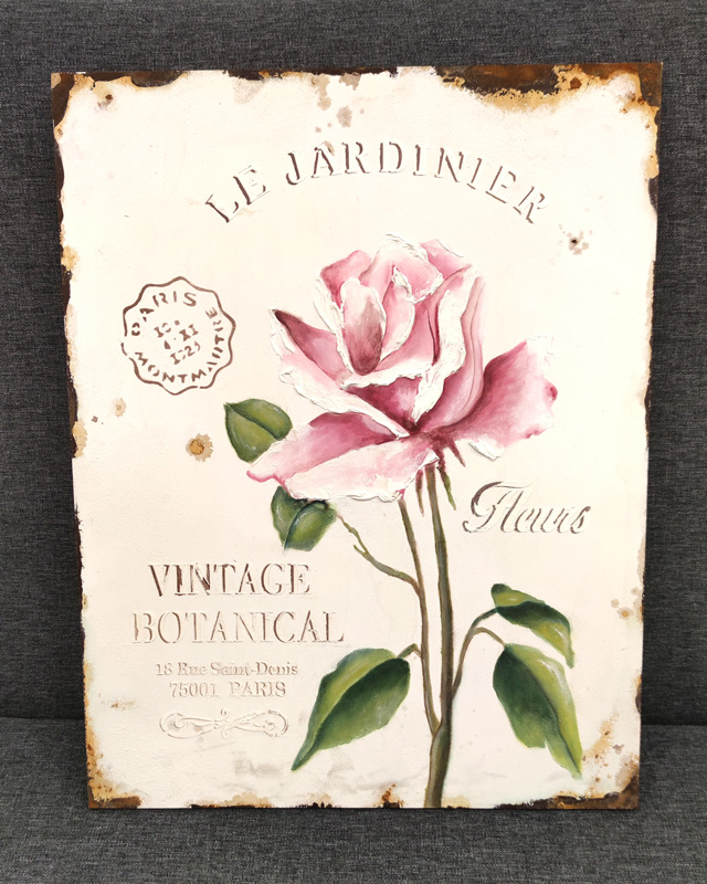 Taller manualidades cuadro flor