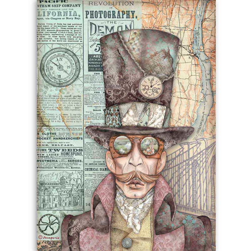 Papel de arroz Sir Vagabond Stamperia