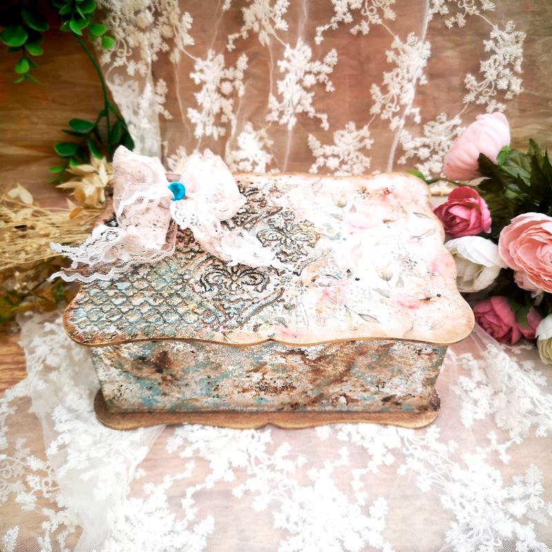 Caja decorada Shabby Vintage Anaki Design