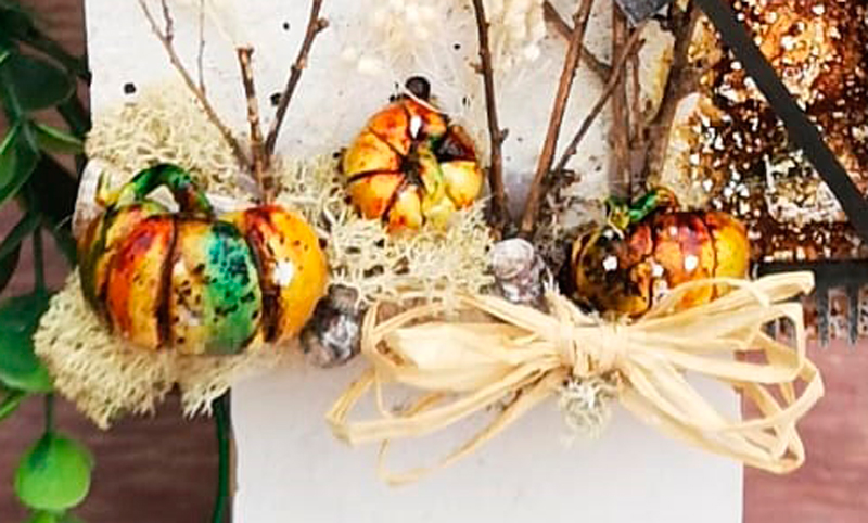 Detalle modelado de calabazas
