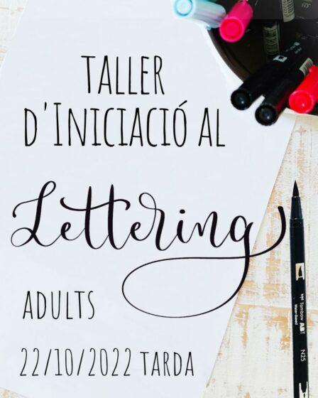 Taller iniciación lettering adultos Somniadora