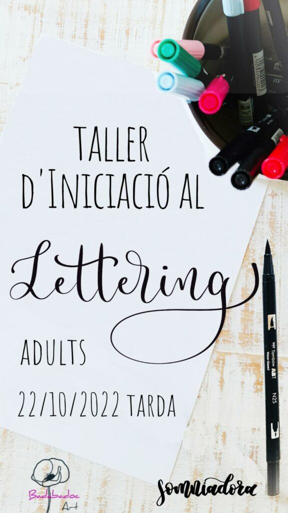 Taller iniciación lettering adultos Somniadora