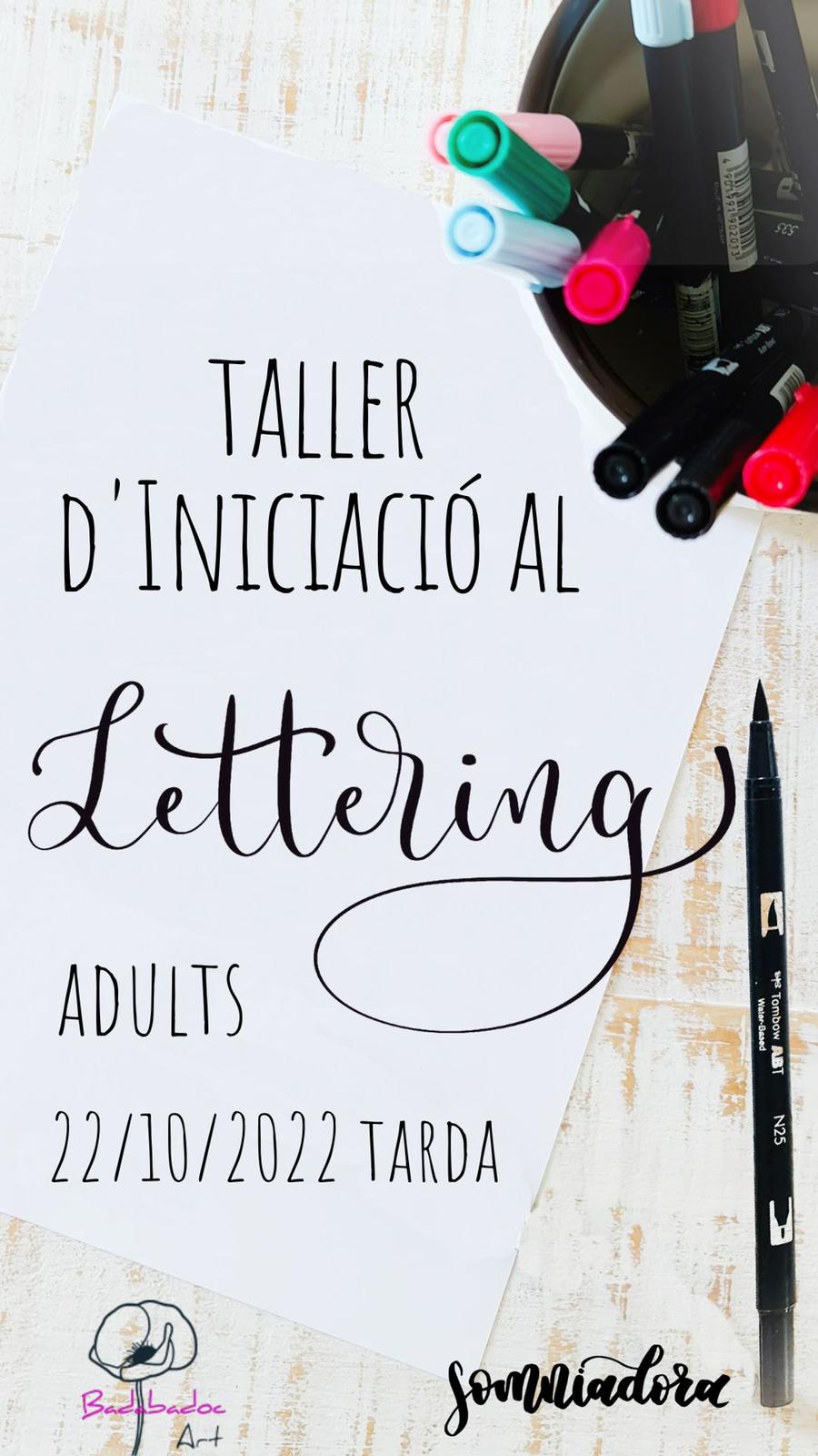 Taller Iniciación Lettering Adultos 22/10/22 - Badabadoc Art Blog