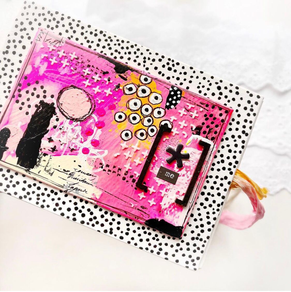 Mini álbum scrap Mixed Media con Mima Molina