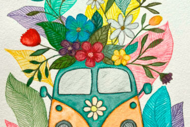 Taller acuarelas y lápices de colores en Sabadell