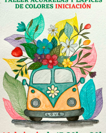 Taller acuarelas y lápices de colores en Sabadell