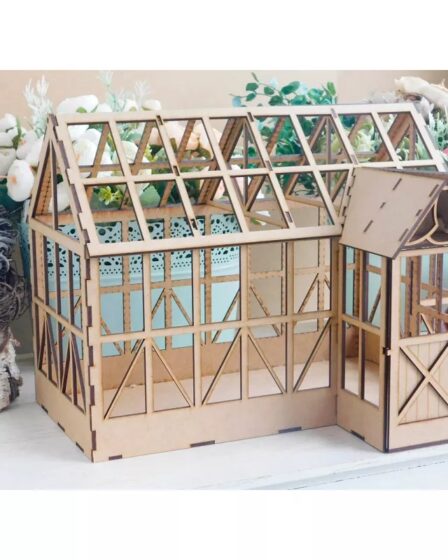Invernadero grande para miniaturas