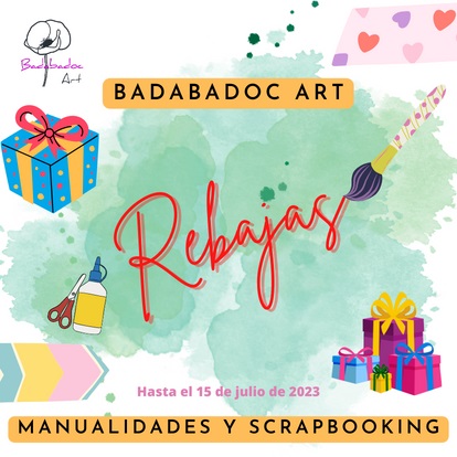 Rebajas manualidades y scrapbooking Badabadoc Art