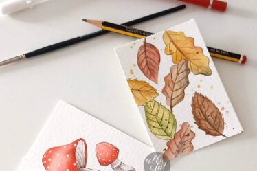 Taller acuarela otoño iniciación