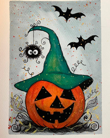 Taller infantil de acuarela Halloween