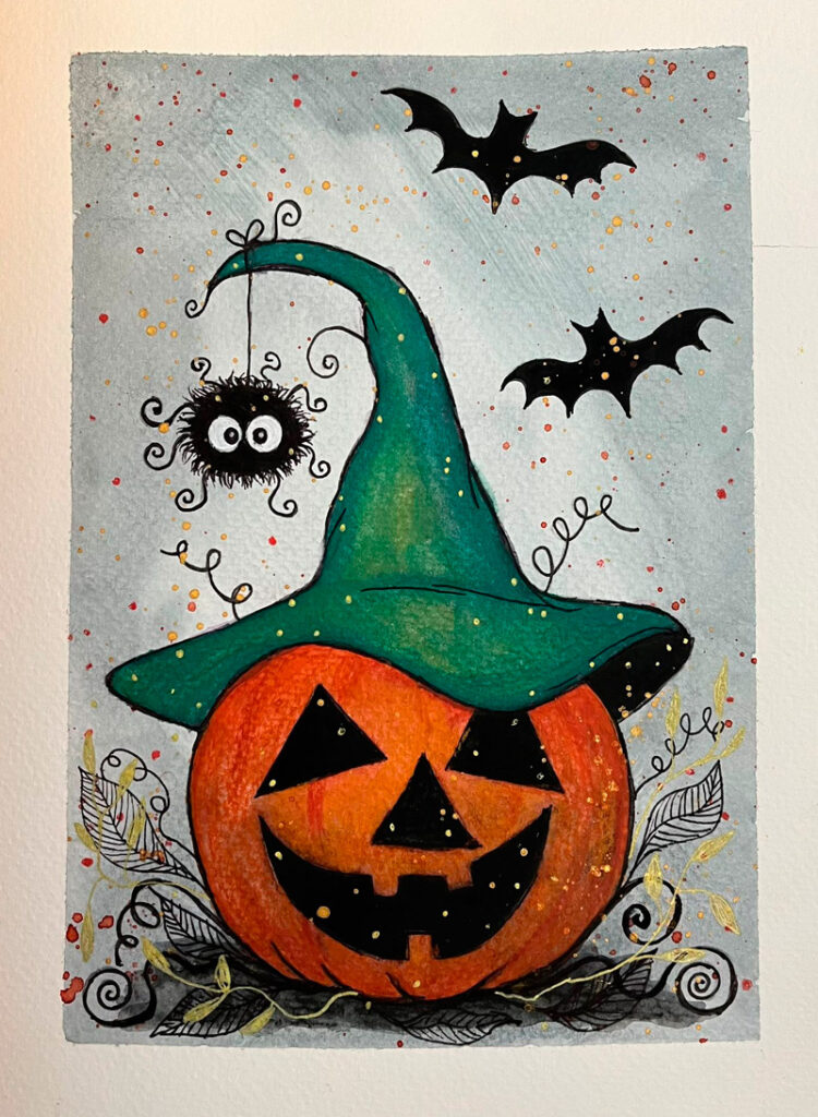Taller infantil de acuarela Halloween