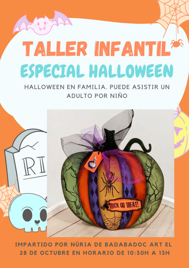 Taller Halloween para niños en Barcelona