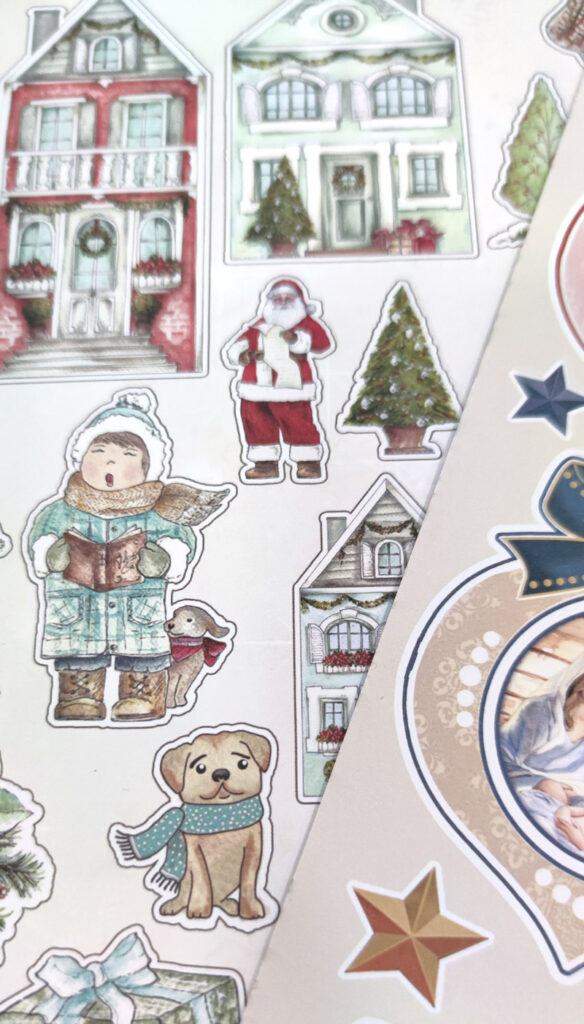 Papel scrapbook de Navidad