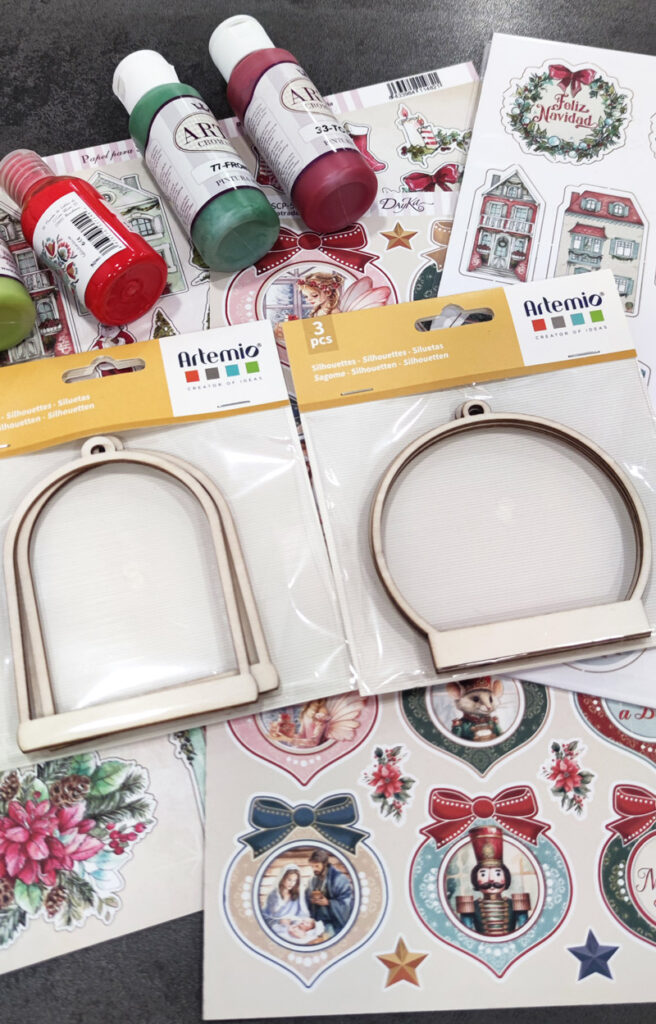 Taller infantil adornos de Navidad