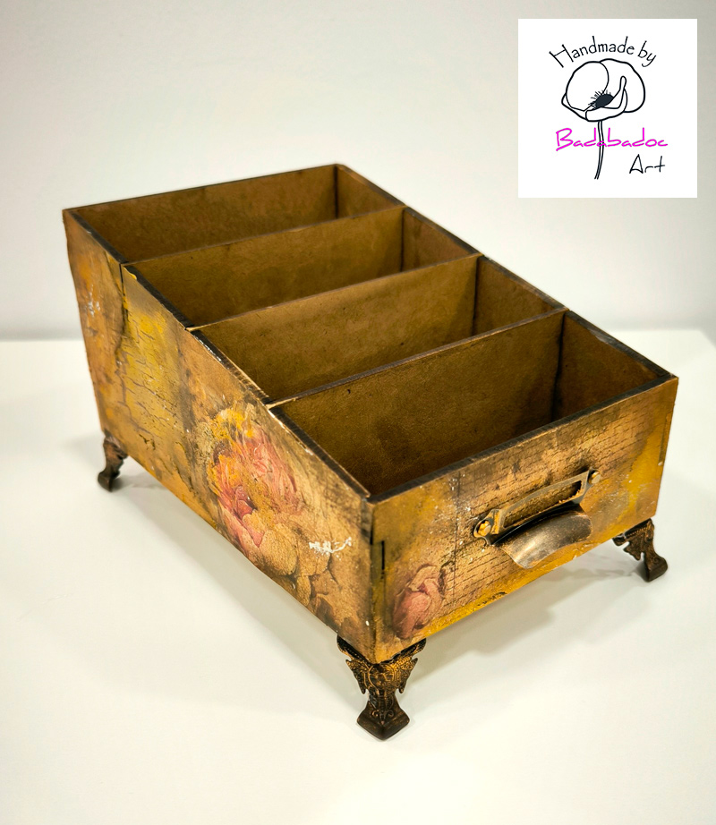 Kit de Madera Caja Archivador para Tarjetas