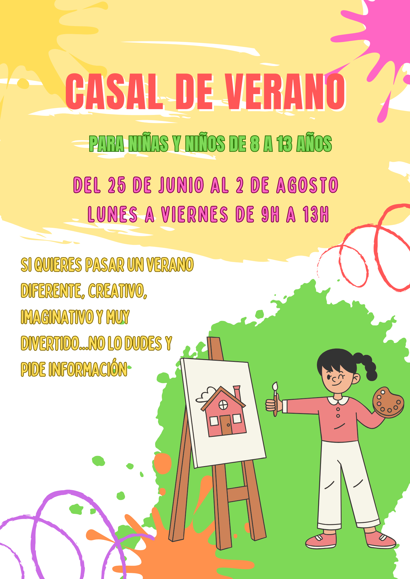 Casal de verano 2024 en Sabadell (Barcelona)