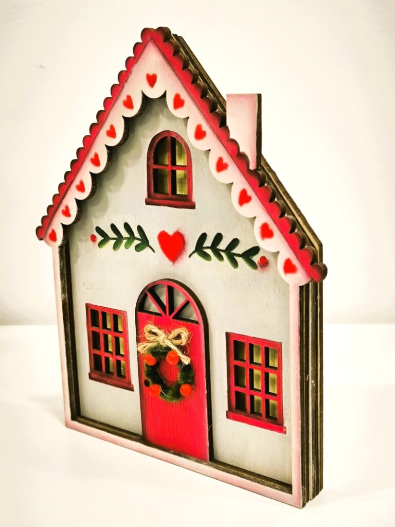 Casita Decorativa Madera