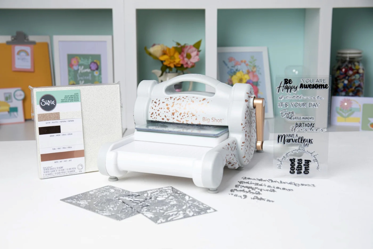 Troquelado de papel manual con Big Shot