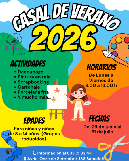Casal de Verano Creativo 2026 Badabadoc Art