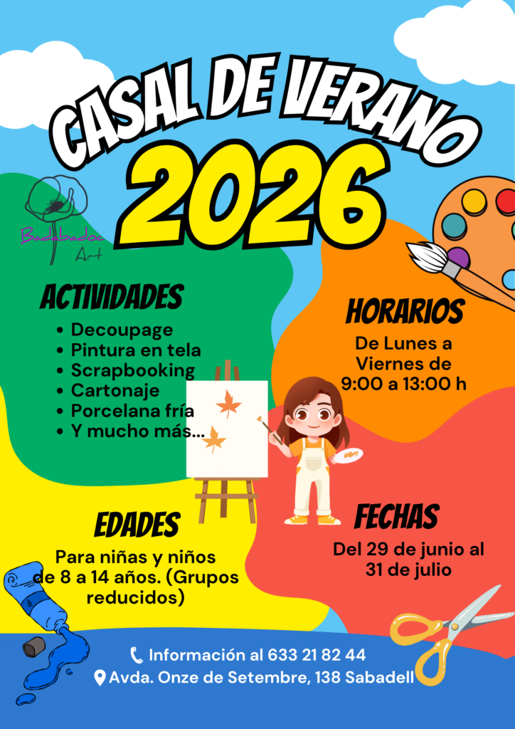 Casal de Verano Creativo 2026 Badabadoc Art