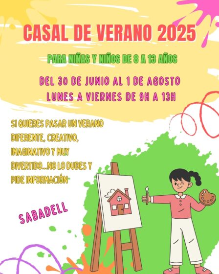 Casal de verano Sabadell 2025 para niños creativos